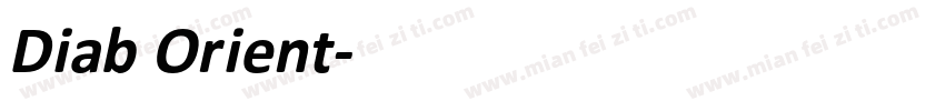 Diab Orient字体转换